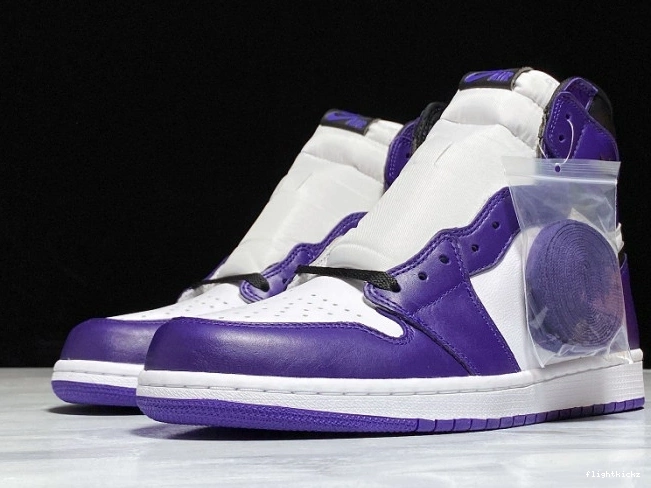 Jordan Purple OG 1 Air High 555088-500 Court 0808